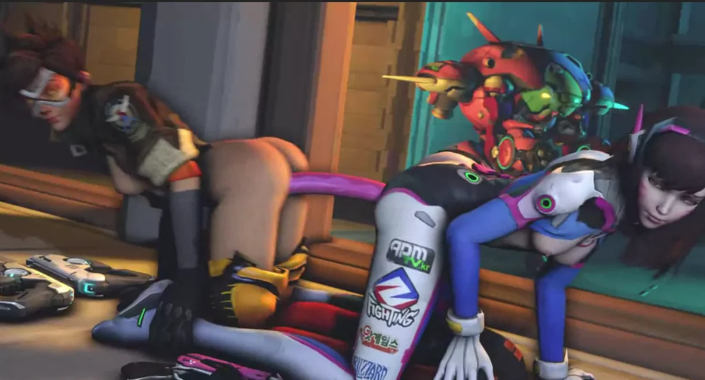 D.Va & Tracer Porn