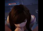 [Eraw] POV: Receiving a Deepthoat from D.Va