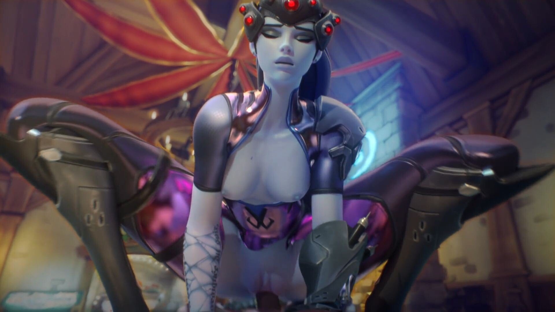 [FPSBlyck] Widowmaker loves having a cock inside Porn