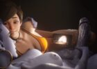 [Nyl] [FUTA] Tracer & Widowmaker Movie Night